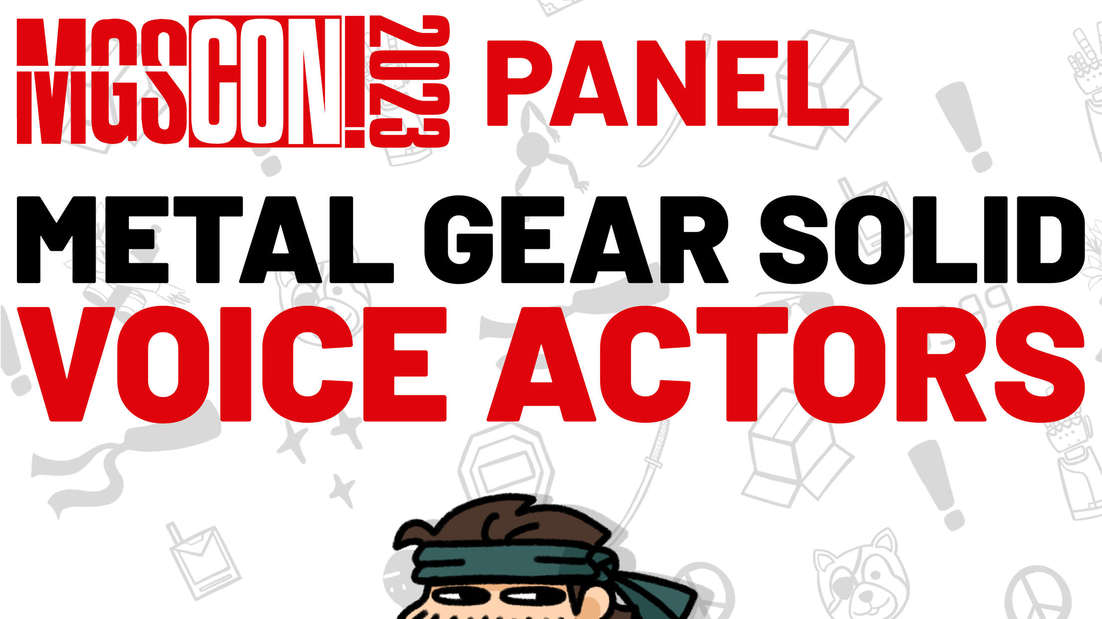MGSCON YouTube Thumbnail for a Panel